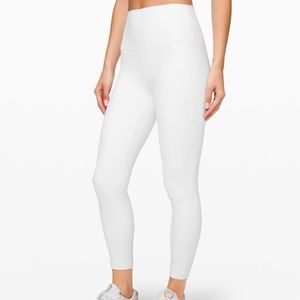 White Lululemon align pants size 4